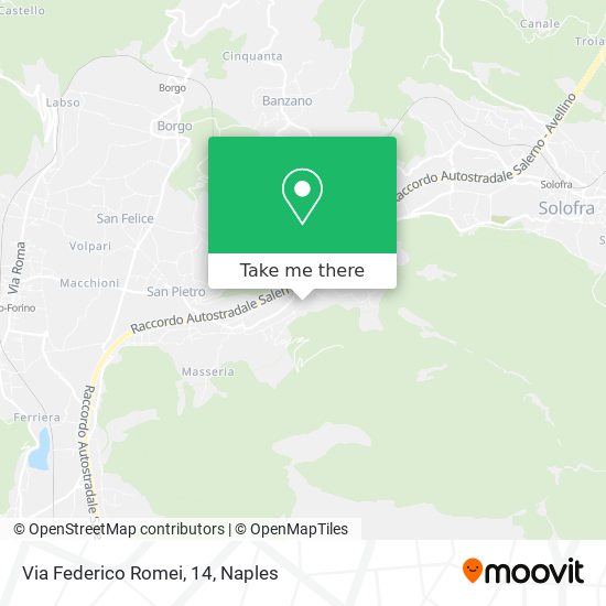Via Federico Romei, 14 map