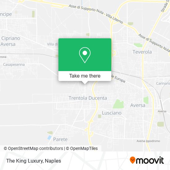 The King Luxury map