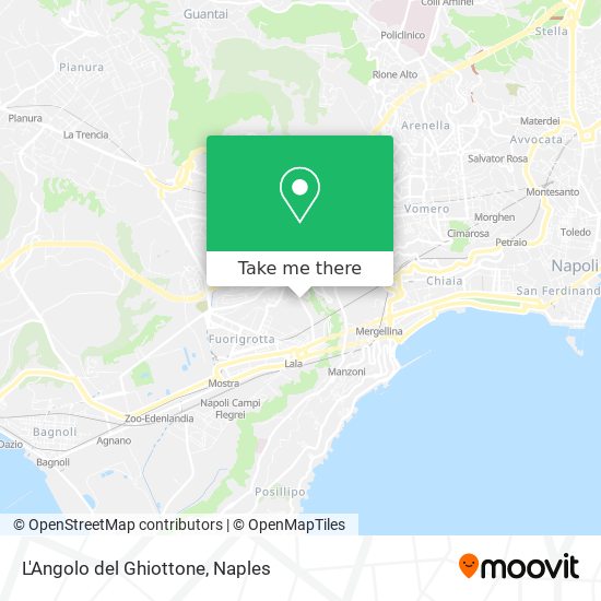 L'Angolo del Ghiottone map