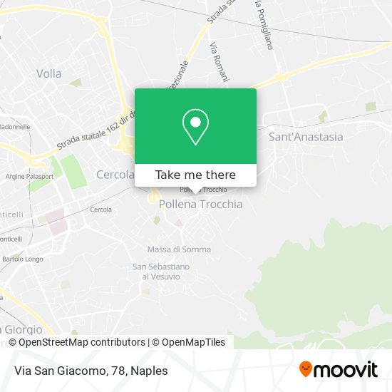 Via San Giacomo, 78 map