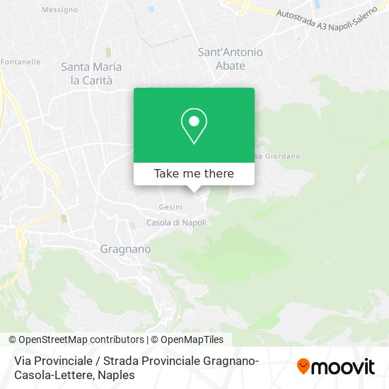 Via Provinciale / Strada Provinciale Gragnano-Casola-Lettere map
