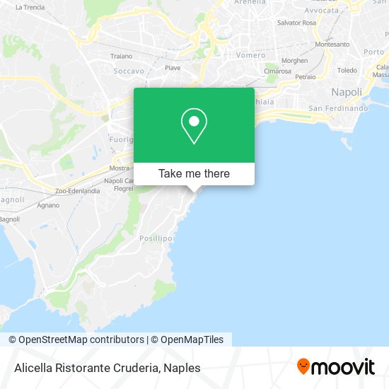 Alicella Ristorante Cruderia map