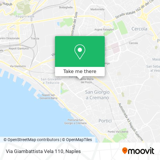 Via Giambattista Vela  110 map