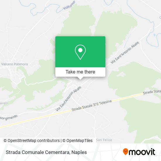 Strada Comunale Cementara map