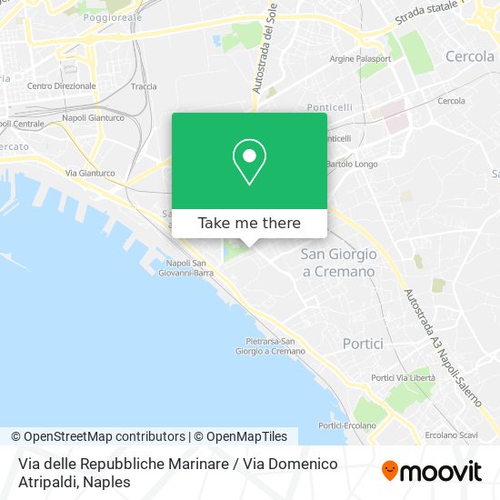 Via delle Repubbliche Marinare / Via Domenico Atripaldi map