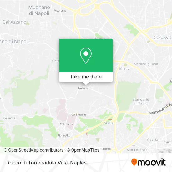 Rocco di Torrepadula Villa map