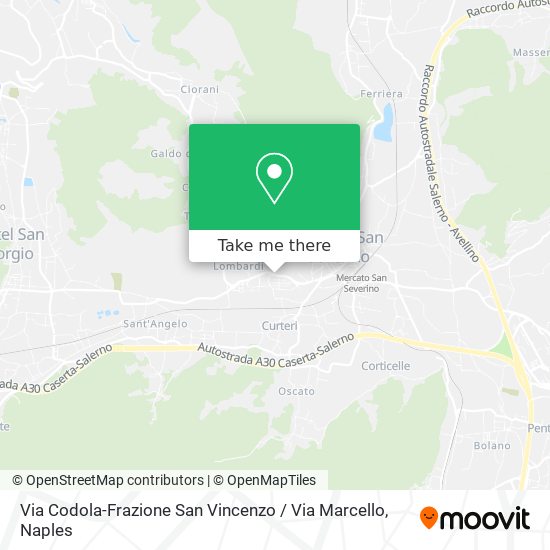 Via Codola-Frazione San Vincenzo / Via Marcello map