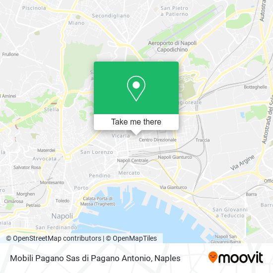 Mobili Pagano Sas di Pagano Antonio map