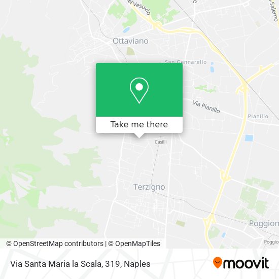 Via Santa Maria la Scala, 319 map