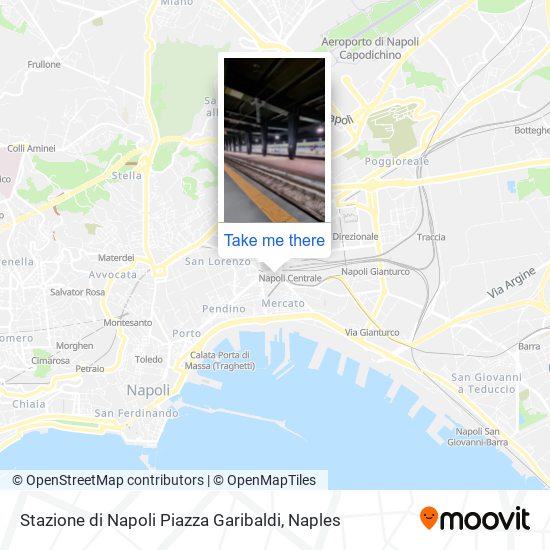 Stazione di Napoli Piazza Garibaldi map