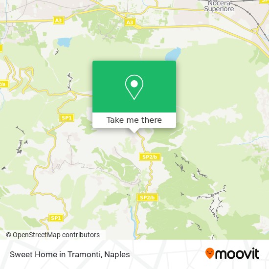 Sweet Home in Tramonti map