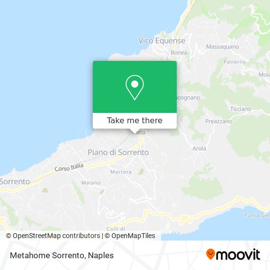 Metahome Sorrento map