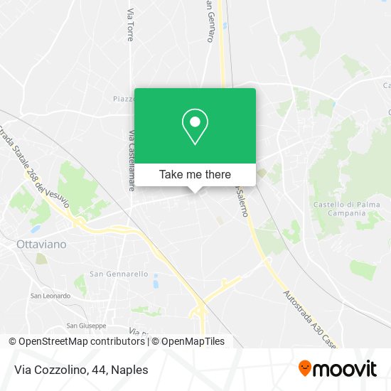 Via Cozzolino, 44 map