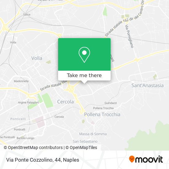 Via Ponte Cozzolino, 44 map