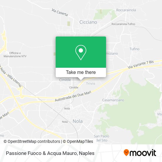 Passione Fuoco & Acqua Mauro map