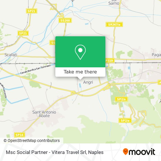 Msc Social Partner - Vitera Travel Srl map