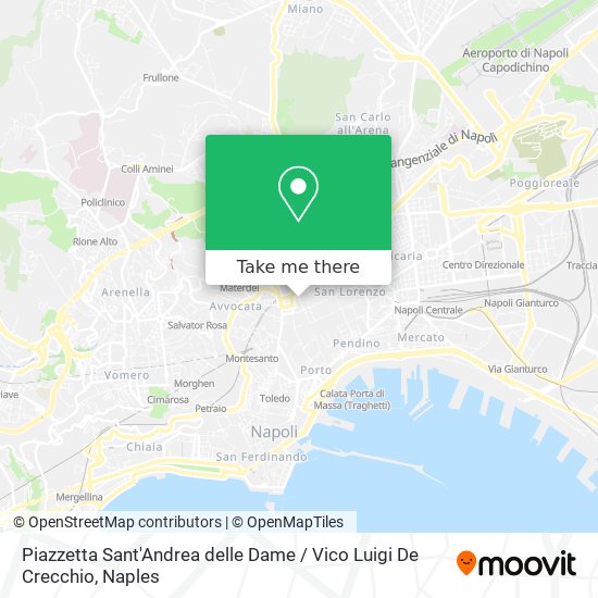 Piazzetta Sant'Andrea delle Dame / Vico Luigi De Crecchio map