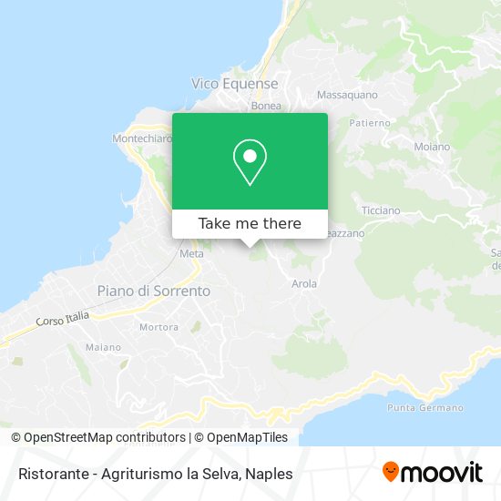 Ristorante - Agriturismo la Selva map