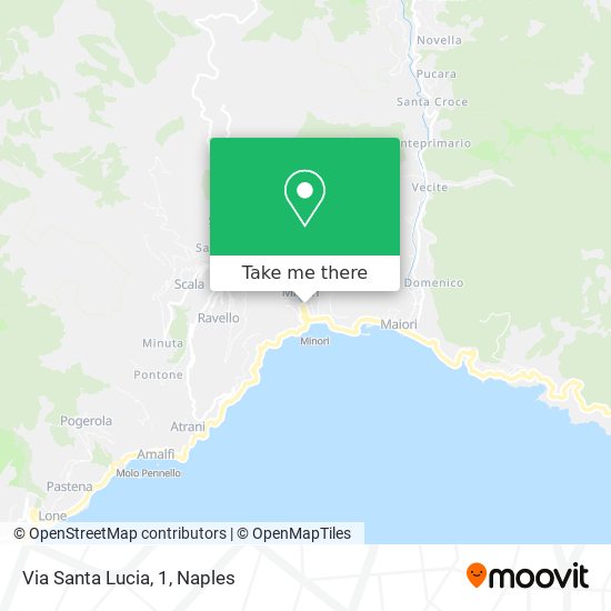 Via Santa Lucia, 1 map
