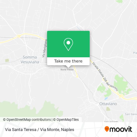 Via Santa Teresa / Via Monte map