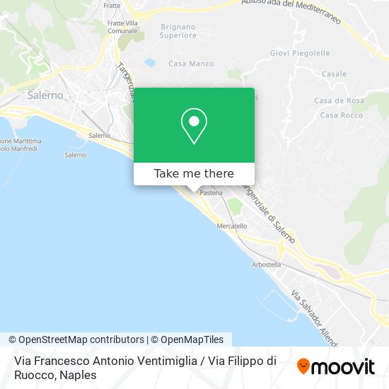 Via Francesco Antonio Ventimiglia / Via Filippo di Ruocco map