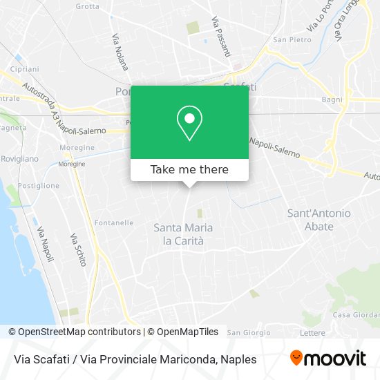 Via Scafati / Via Provinciale Mariconda map