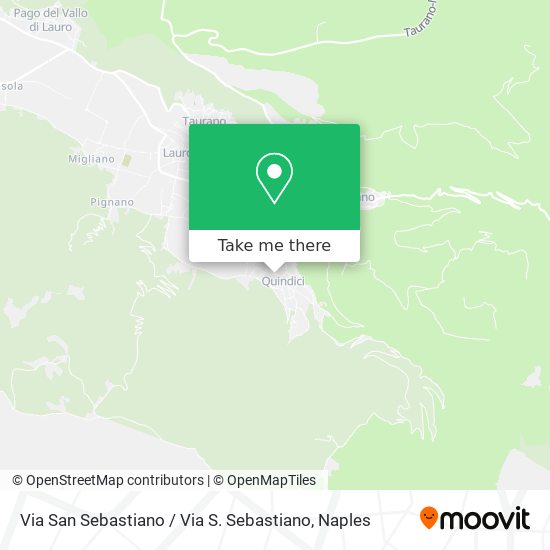 Via San Sebastiano / Via S. Sebastiano map