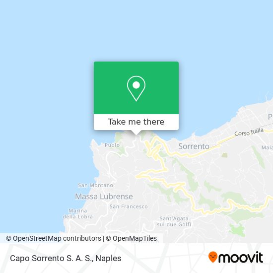 Capo Sorrento S. A. S. map
