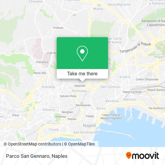 Parco San Gennaro map