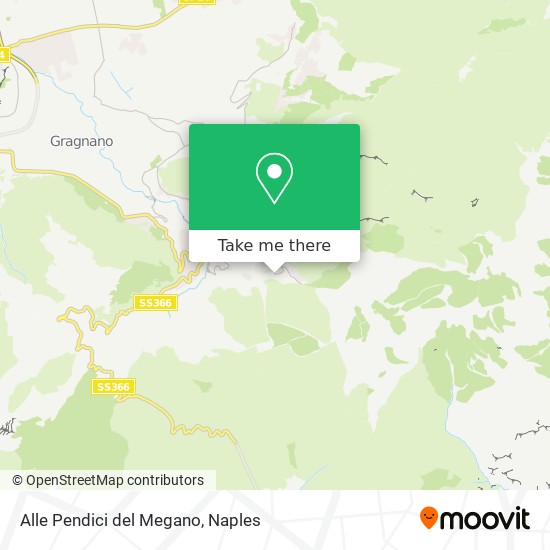 Alle Pendici del Megano map