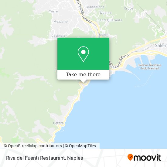 Riva del Fuenti Restaurant map