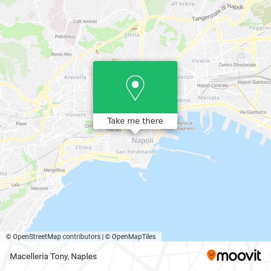 Macelleria Tony map