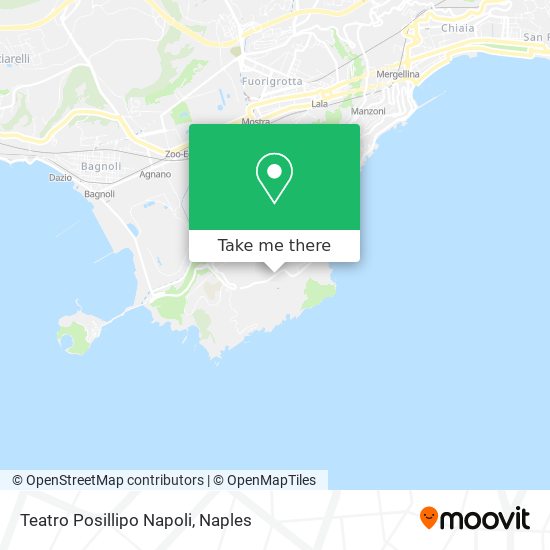 Teatro Posillipo Napoli map