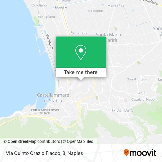 Via Quinto Orazio Flacco, 8 map
