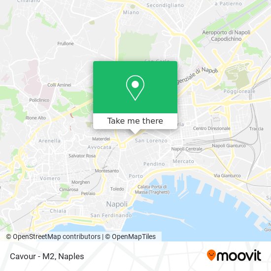 Cavour - M2 map