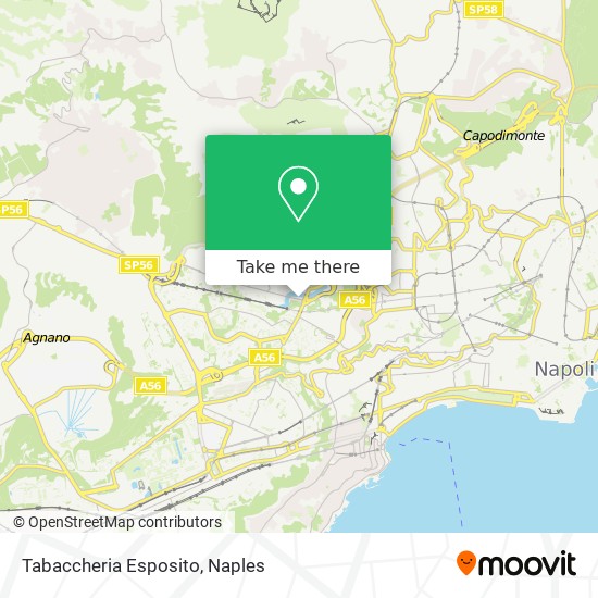 Tabaccheria Esposito map