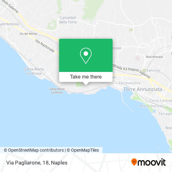Via Pagliarone, 18 map