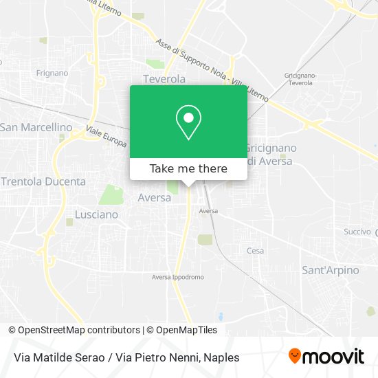 Via Matilde Serao / Via Pietro Nenni map