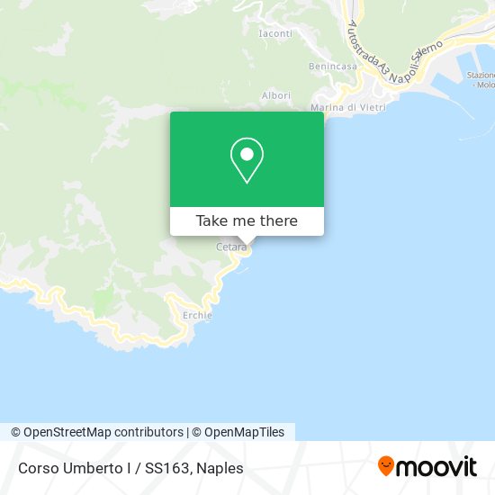 Corso Umberto I / SS163 map