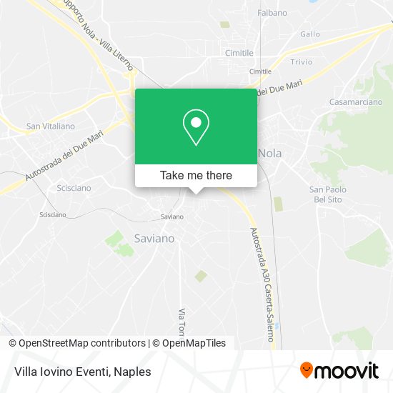 Villa Iovino Eventi map