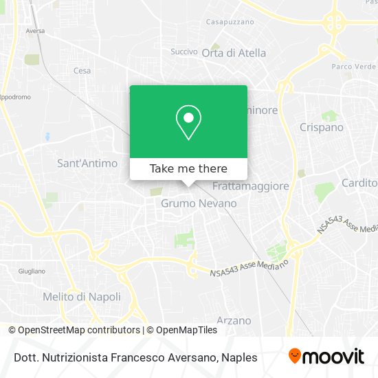 Dott. Nutrizionista Francesco Aversano map