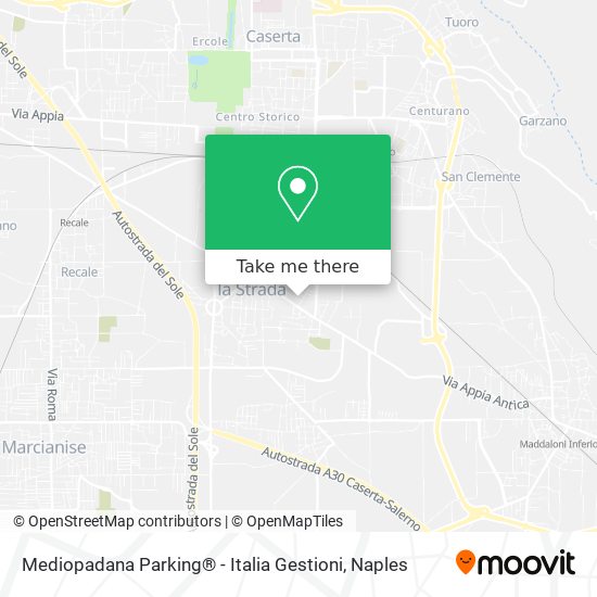 Mediopadana Parking® - Italia Gestioni map
