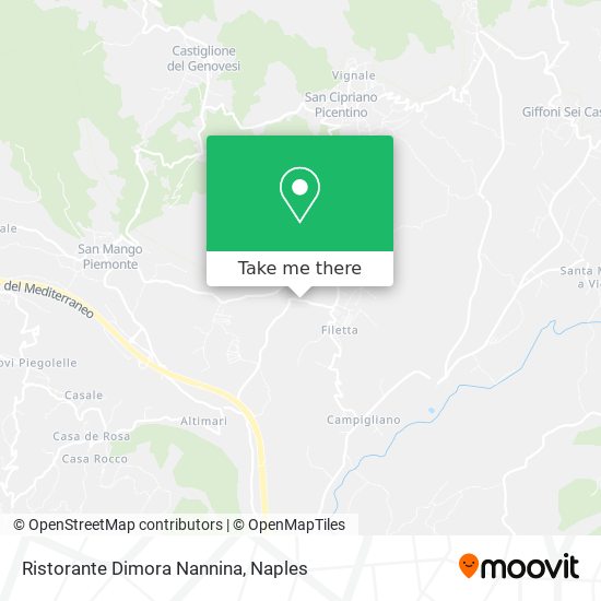 Ristorante Dimora Nannina map