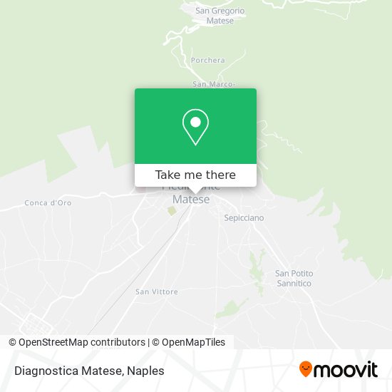 Diagnostica Matese map