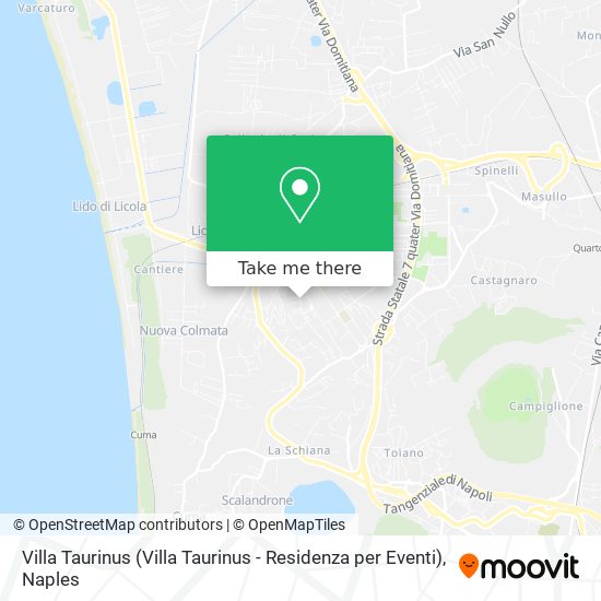 Villa Taurinus (Villa Taurinus - Residenza per Eventi) map