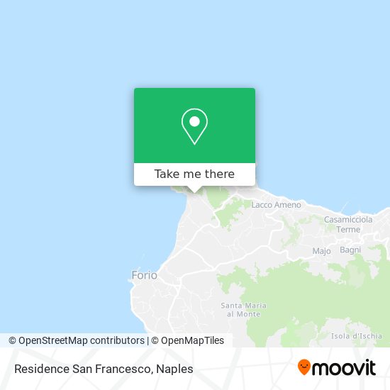 Residence San Francesco map