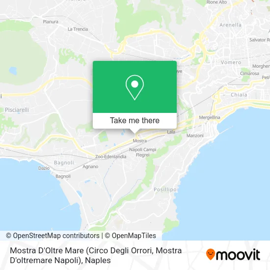 Mostra D'Oltre Mare (Circo Degli Orrori, Mostra D'oltremare Napoli) map