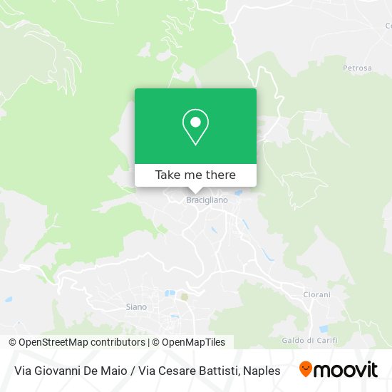 Via Giovanni De Maio / Via Cesare Battisti map