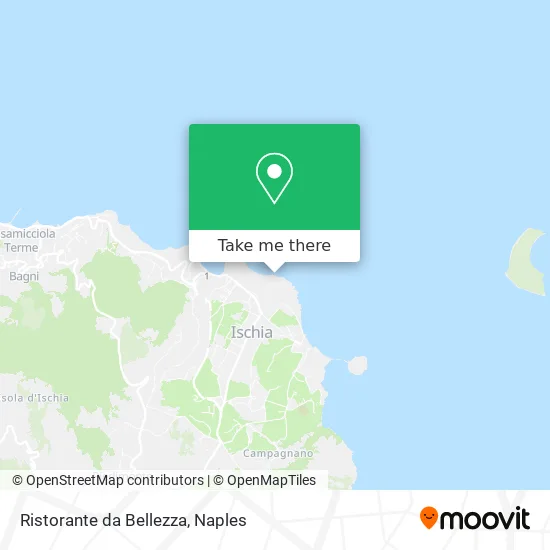 Bellezza Restaurant map