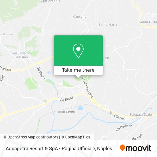 Aquapetra Resort & SpA - Pagina Ufficiale map
